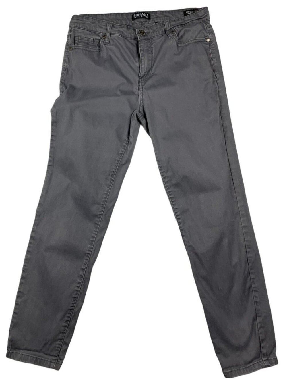 Buffalo Women's Gray Mid-Rise Skinny Jeans Size 6/28